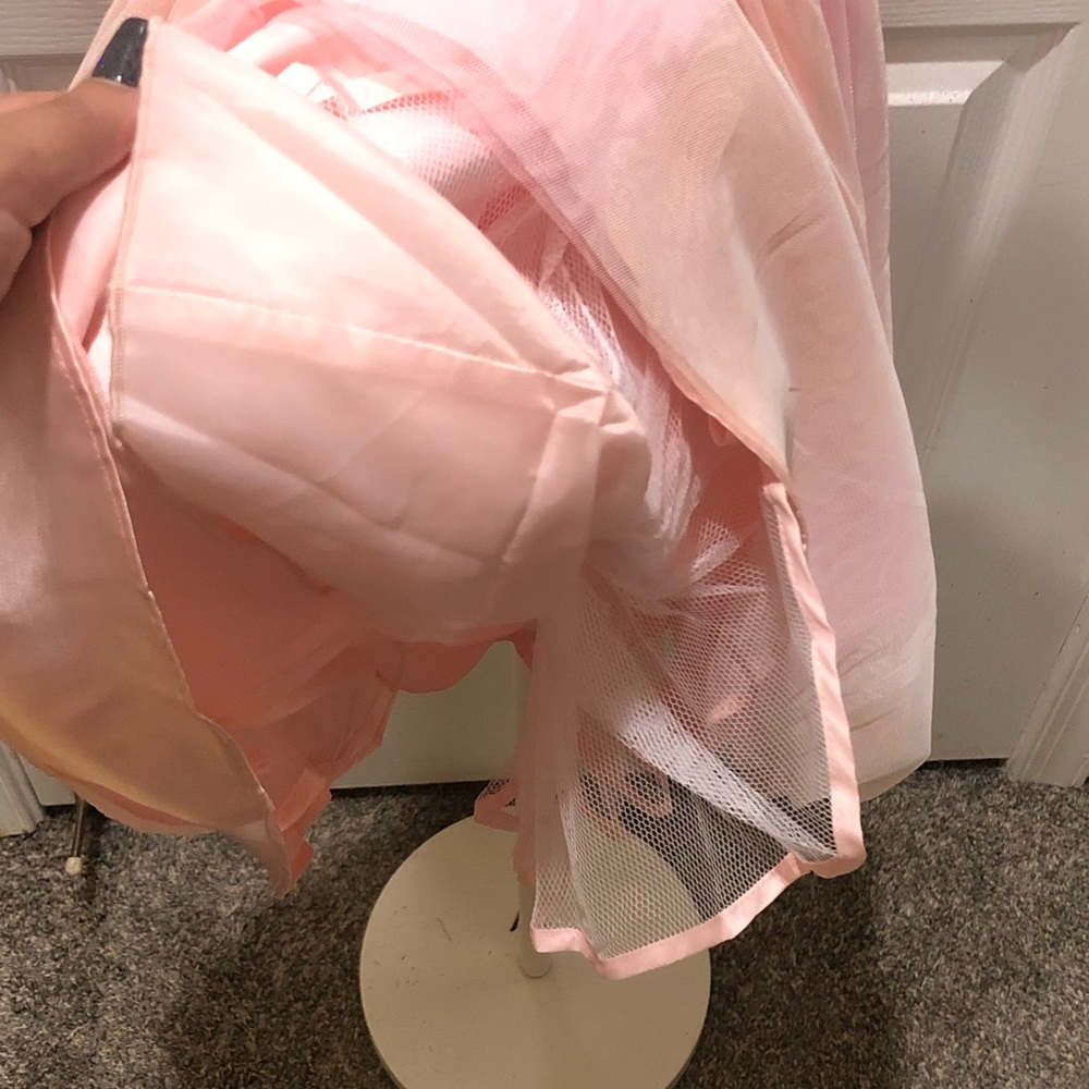 Jona Michelle Pink Dress with Floral top girls’ size 5- $15 - Picture 7 of 7